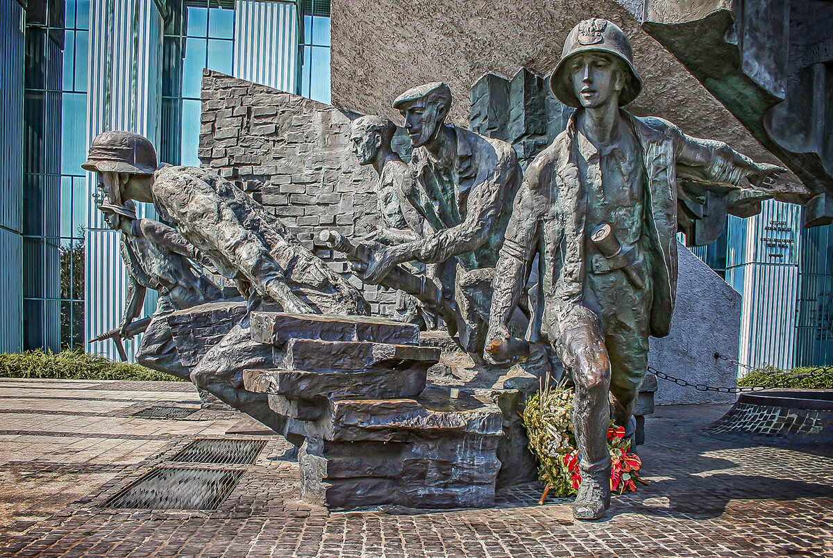 Warsaw Uprising Statue.